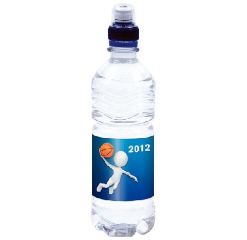 330ml Printed Bottled Water - Screw Top Or Sports Cap